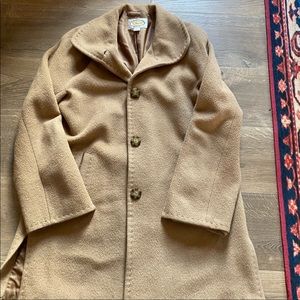 Beige pea coat